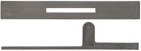 Trigger Plate, Early Longrifle or Fowler, 
integral pivot arms, wax cast steel Trigger Plate, Early Longrifle or Fowler, 
integral pivot arms, wax cast steel
